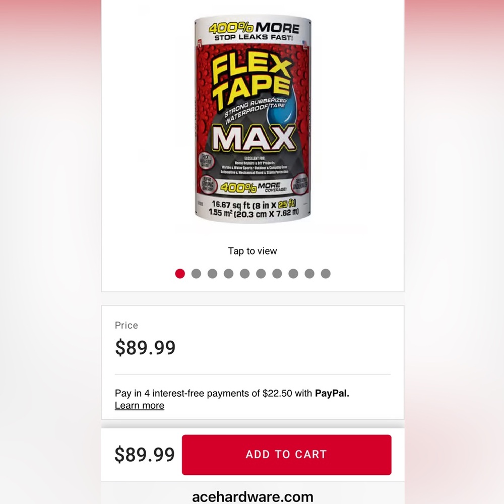 Flex Tape Max Waterproof Tape